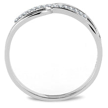 Load image into Gallery viewer, Rings Stainless Steel CZ Curve Ring

