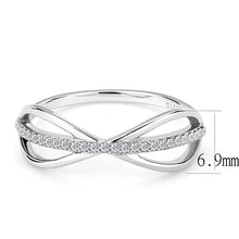 Load image into Gallery viewer, Rings Bow Style Stainless Steel Cubic Zirconia Ring
