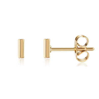 Earrings 18K Gold Plated Geometric Bar Stud Earring