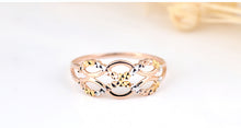 Load image into Gallery viewer, Rings 18K Rose Gold Wave Ring
