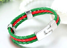 Load image into Gallery viewer, Bracelets Portugal Flag Braided Bracelet
