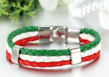 Load image into Gallery viewer, Bracelets Mexico Flag Braided Bracelet
