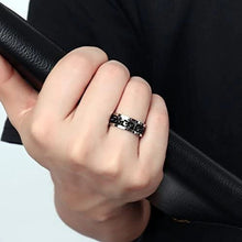 Load image into Gallery viewer, Rings Titanium Steel Rotatable Chain Unisex Ring
