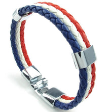 Load image into Gallery viewer, Bracelets America Flag Braided Bracelet
