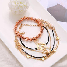 Load image into Gallery viewer, Bracelets Chemist Around the World Rose Gold 6 Piece Set
