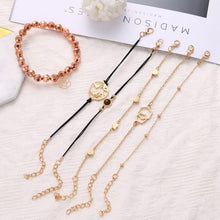 Load image into Gallery viewer, Bracelets Chemist Around the World Rose Gold 6 Piece Set
