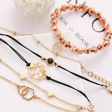 Load image into Gallery viewer, Bracelets Chemist Around the World Rose Gold 6 Piece Set
