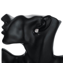 Load image into Gallery viewer, Earrings White Topaz Swarovski Crystal Stud Earrings
