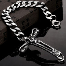 Load image into Gallery viewer, Bracelets Jesus on Cross Stainless Steel Bracelet
