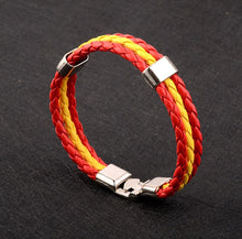 Load image into Gallery viewer, Bracelets Spain Flag Braided Bracelet
