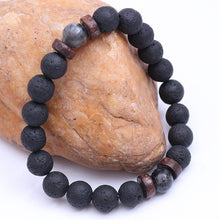 Load image into Gallery viewer, Bracelets Unisex Natural Moonstone Chakra Lava Stone Diffuser Bracelet
