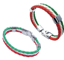 Load image into Gallery viewer, Bracelets Mexico Flag Braided Bracelet
