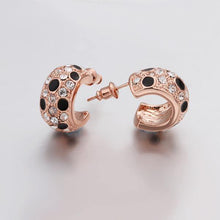 Load image into Gallery viewer, Earrings Leah Stud Earring in 18K Rose Gold Plated
