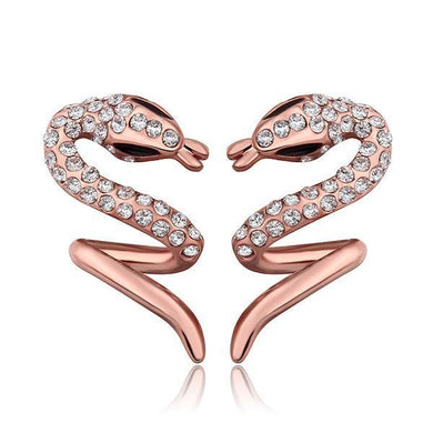 Earrings 18K Rose Gold Plated Serenity Stud Earring
