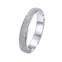 Load image into Gallery viewer, Rings Silver Plating Thick Cut Swarovski Elements Band Ring
