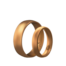 Load image into Gallery viewer, Rings Unisex Antique Gold Silicone Ring
