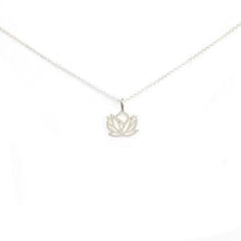 Load image into Gallery viewer, Necklaces Silver Gold Inspiring Lotus Wish Necklace
