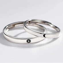 Load image into Gallery viewer, Rings Sun Moon Adjustable Couple Rings
