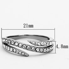 Load image into Gallery viewer, Rings Simple Stainless Steel Crystal Ring

