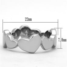 Load image into Gallery viewer, Rings Stainless Steel Heart Band Ring
