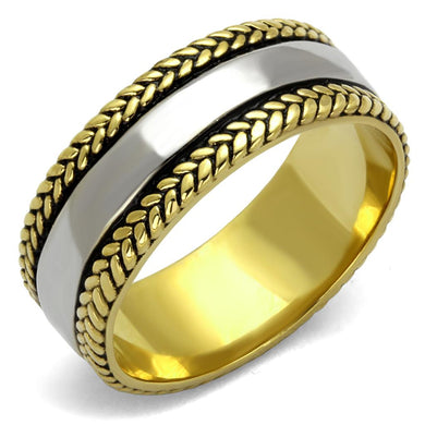 Rings Stainless Steel Gold Epoxy Ring