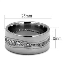 Load image into Gallery viewer, Rings Stainless Steel Cubic Zirconia Band
