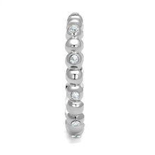 Load image into Gallery viewer, Rings Stainless Steel CZ Beaded Band Ring
