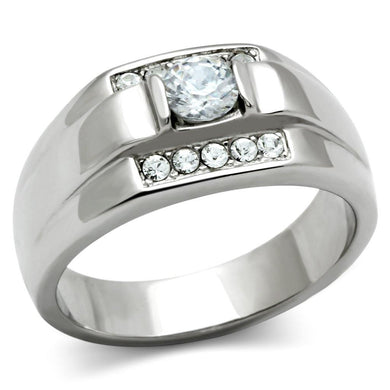 Rings 6 Crystal CZ Stainless Steel Ring