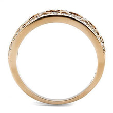 Load image into Gallery viewer, Rings Rose Gold Stainless Steel Synthetic Crystal Ring
