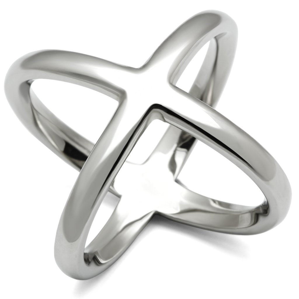 Rings X-Cross Stainless Steel Ring