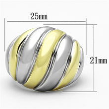 Load image into Gallery viewer, Rings Gold &amp; Stainless Steel Croissant Ring

