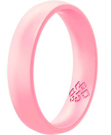 Rings Blush Pink Breathable Silicone Ring For Women