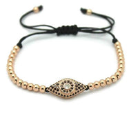 Bracelets 18K Gold Plated Beads and Sun Unisex Bracelet