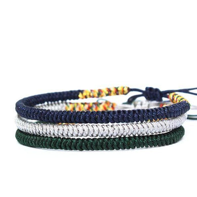 Bracelets Tibetan Buddhist Handmade Lucky Knots String Bracelets [4 Variants]
