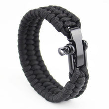 Load image into Gallery viewer, Bracelets Triple Braided Stainless Steel Paracord Bracelets

