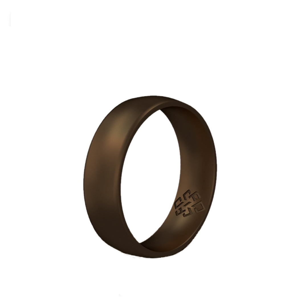 Rings Dark Bronze Silicone Men's Ring