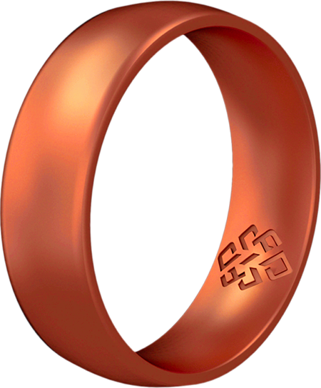 Rings Unisex Copper Silicone Ring