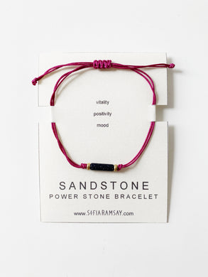 Bracelets Sandstone Power Stone Bracelet