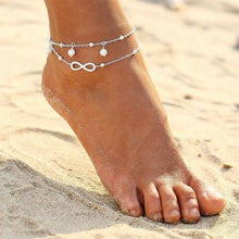 Load image into Gallery viewer, Anklets Infinity Pendent Pearl Anklet
