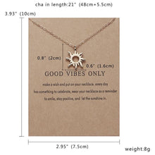 Load image into Gallery viewer, Necklaces Good Vibes Only Pendant Wish Necklace
