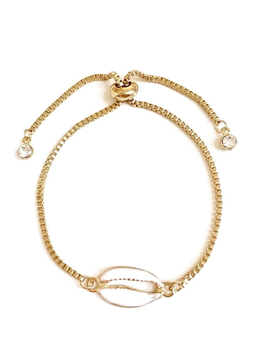 Bracelets Gold Seashell Bracelet