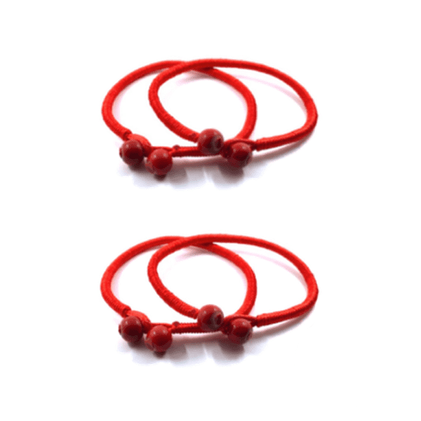 Bracelets The Original Lucky Ceramic Red String Bracelets [Set of 4]