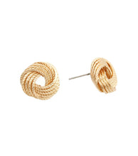 Load image into Gallery viewer, Earrings Gold Knot Earrings
