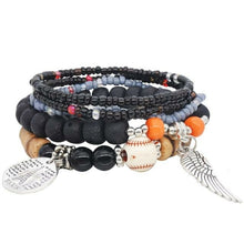 Load image into Gallery viewer, Bracelets Natural Stone 3 Layer Bracelet
