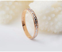 Load image into Gallery viewer, Rings 18K Pure 750 Solid Rose Gold Band Ring
