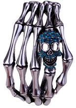 Load image into Gallery viewer, Bracelets Skull Skeleton Hand Bracelet Bangle
