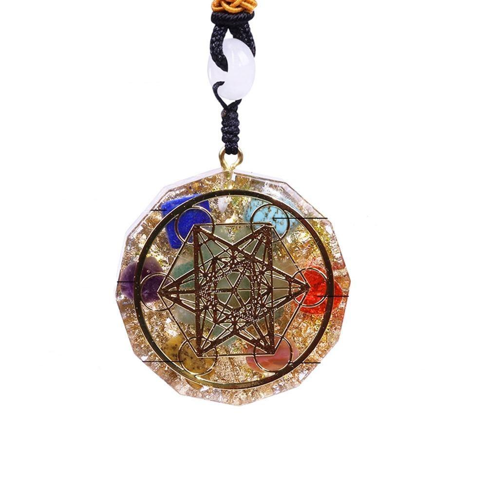 Necklaces Natural Stone Wealth Chakra Amulet Necklace