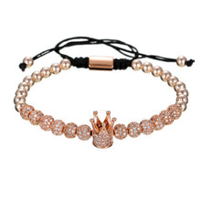 Load image into Gallery viewer, Bracelets 3Pcs/Set Bracelet Jewelry CZ Moon Crown Beads

