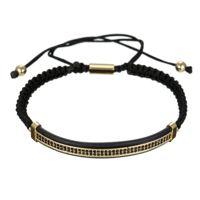 Bracelets 3Pcs/Set Bracelet Jewelry CZ Moon Crown Beads