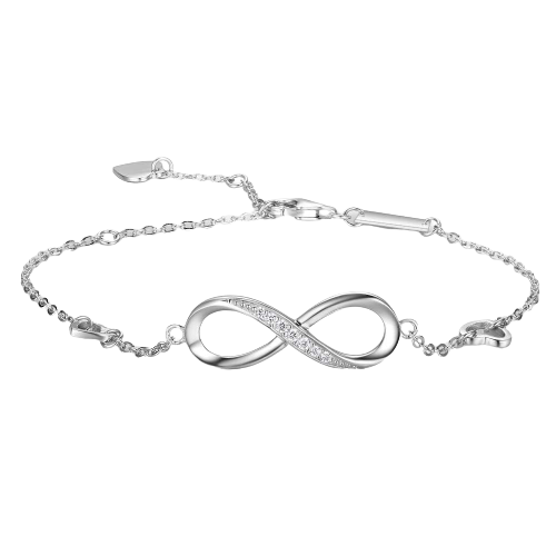 Bracelets Sterling Silver Infinity Bracelet